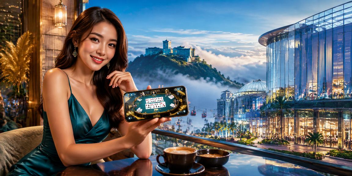 Suasana permainan kasino langsung bergaya di Genting Highlands Malaysia